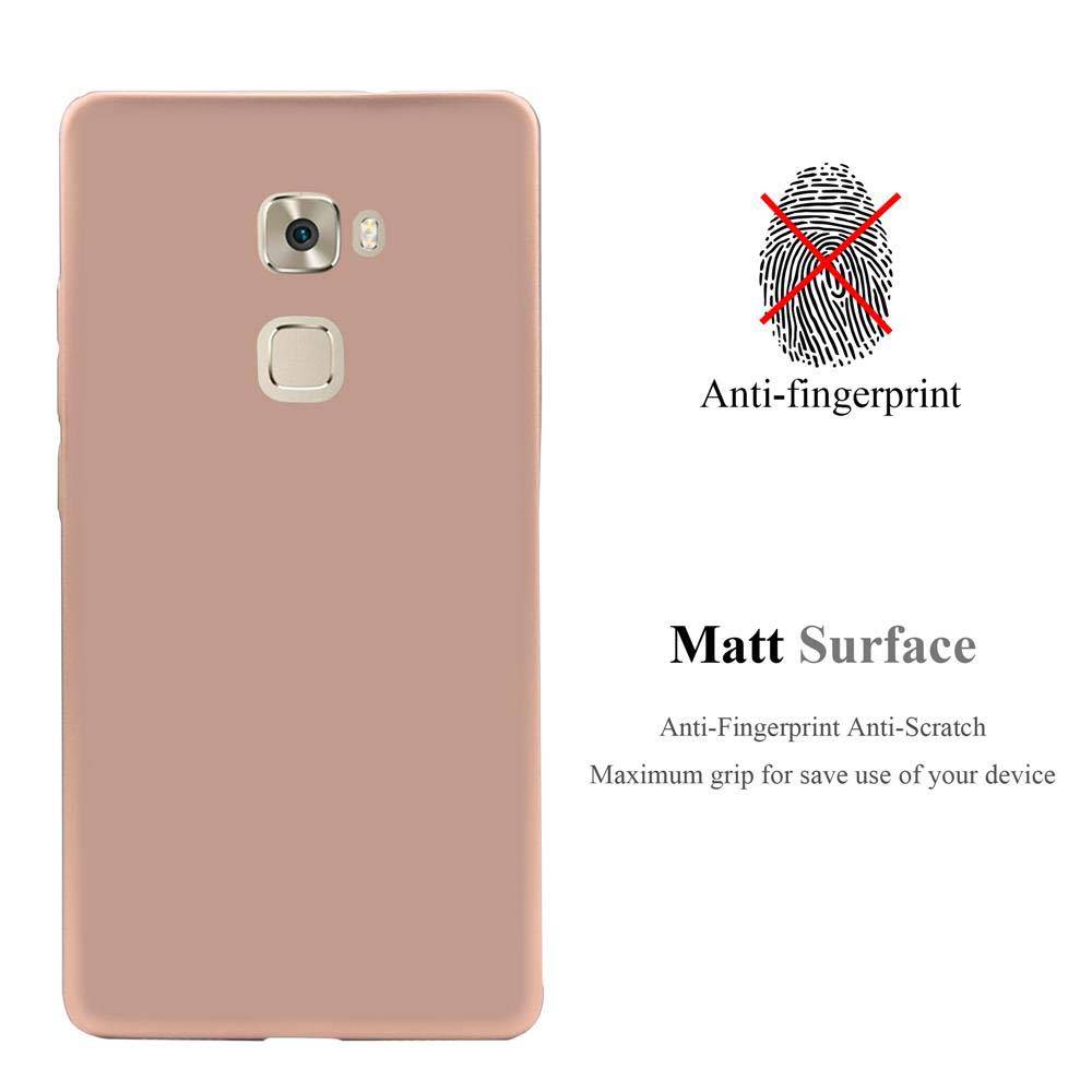 Cadorabo Hülle für Huawei MATE S Schutzhülle in Rosa Hard Case Handy Hülle Etui