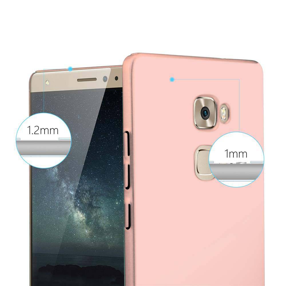 Cadorabo Hülle für Huawei MATE S Schutzhülle in Rosa Hard Case Handy Hülle Etui