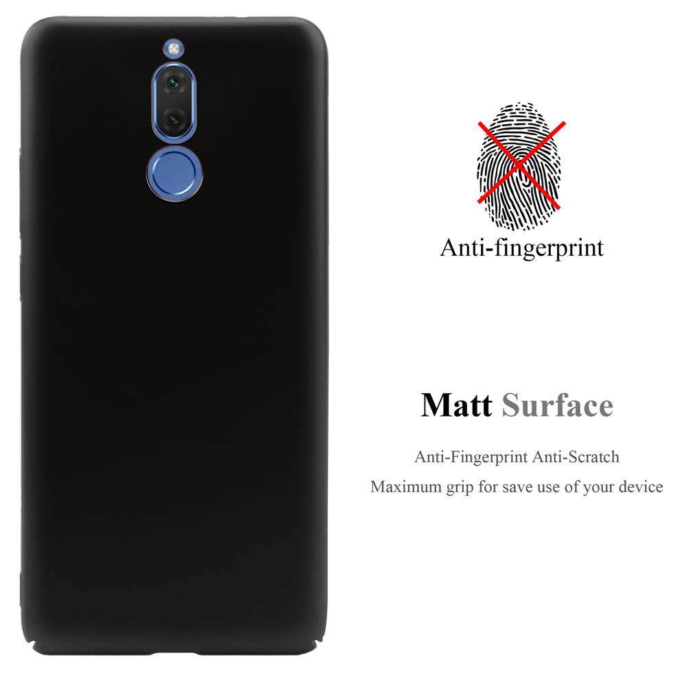 Cadorabo Hülle für Huawei MATE 10 LITE Schutzhülle in Schwarz Hard Case Handy Hülle Etui