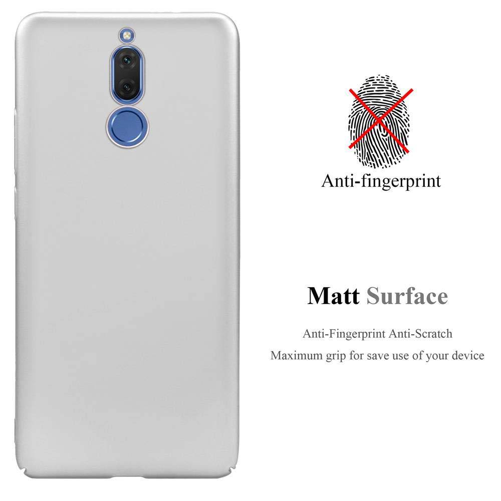 Cadorabo Hülle für Huawei MATE 10 LITE Schutzhülle in Silber Hard Case Handy Hülle Etui