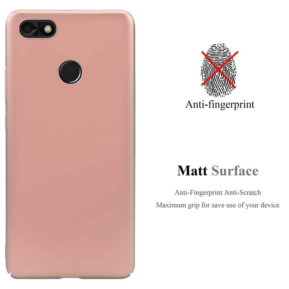 Cadorabo Hülle für Huawei Y6 PRO 2017 Schutzhülle in Rosa Hard Case Handy Hülle Etui