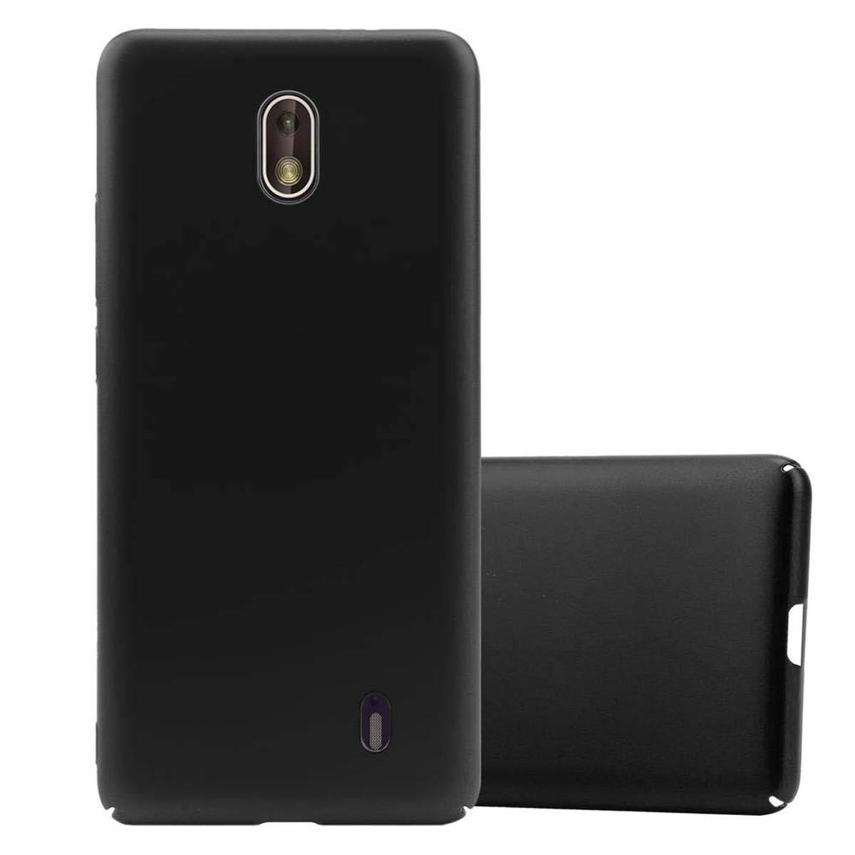 Cadorabo Hülle für Nokia 1 2018 Schutzhülle in Schwarz Hard Case Handy Hülle Etui