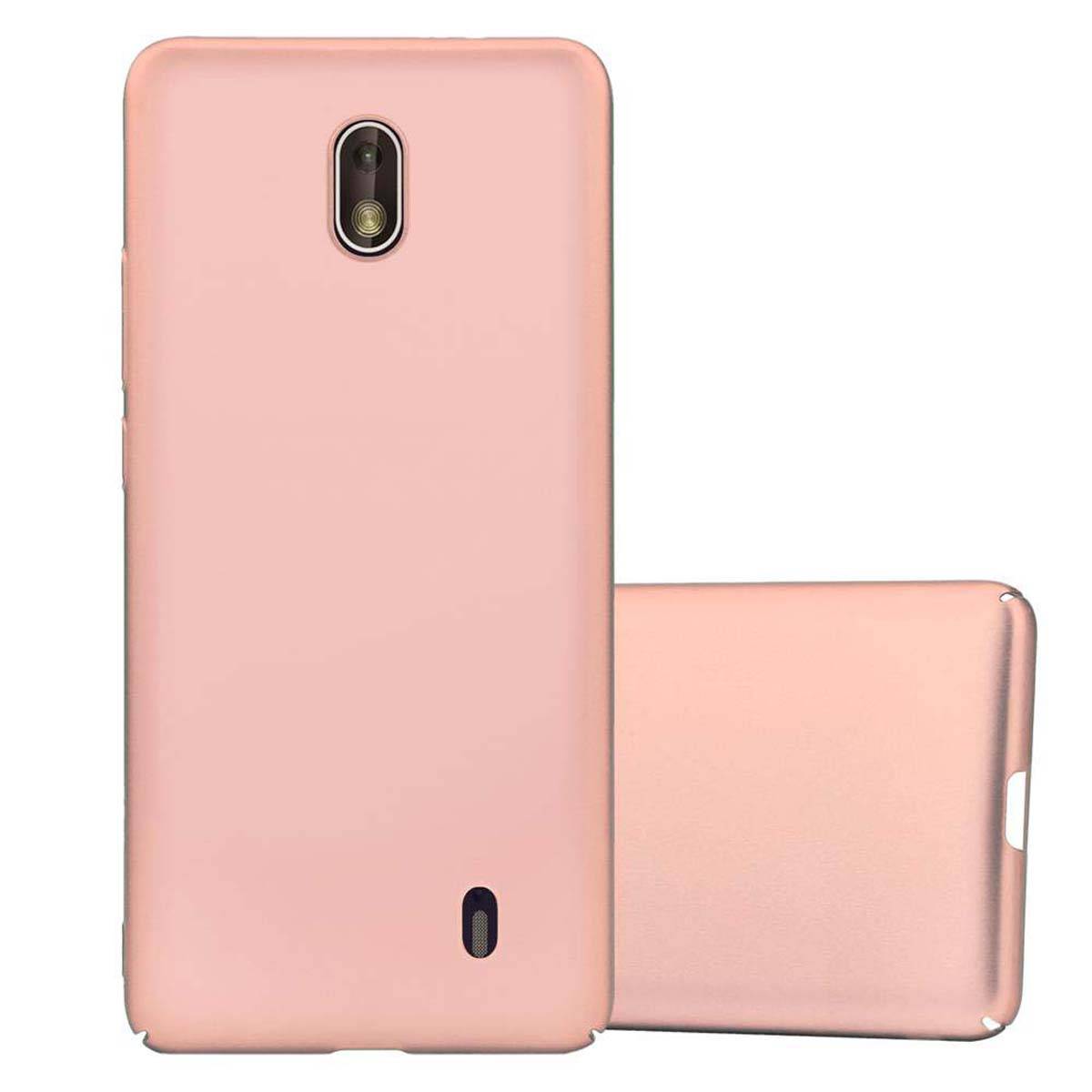 Cadorabo Hülle für Nokia 1 2018 Schutzhülle in Rosa Hard Case Handy Hülle Etui