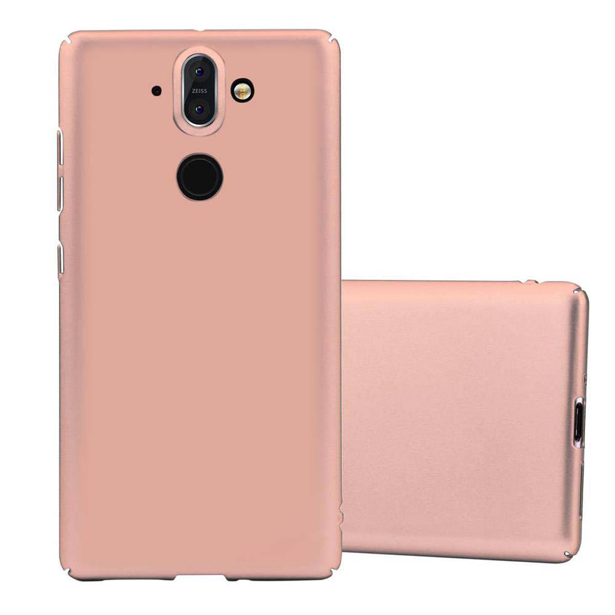 Cadorabo Hülle für Nokia 8 Sirocco Schutzhülle in Rosa Hard Case Handy Hülle Etui