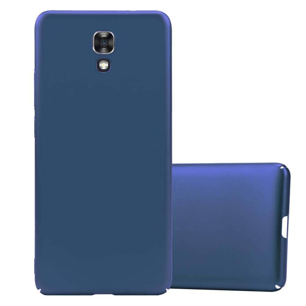 Cadorabo Hülle für LG X SCREEN Schutzhülle in Blau Hard Case Handy Hülle Etui