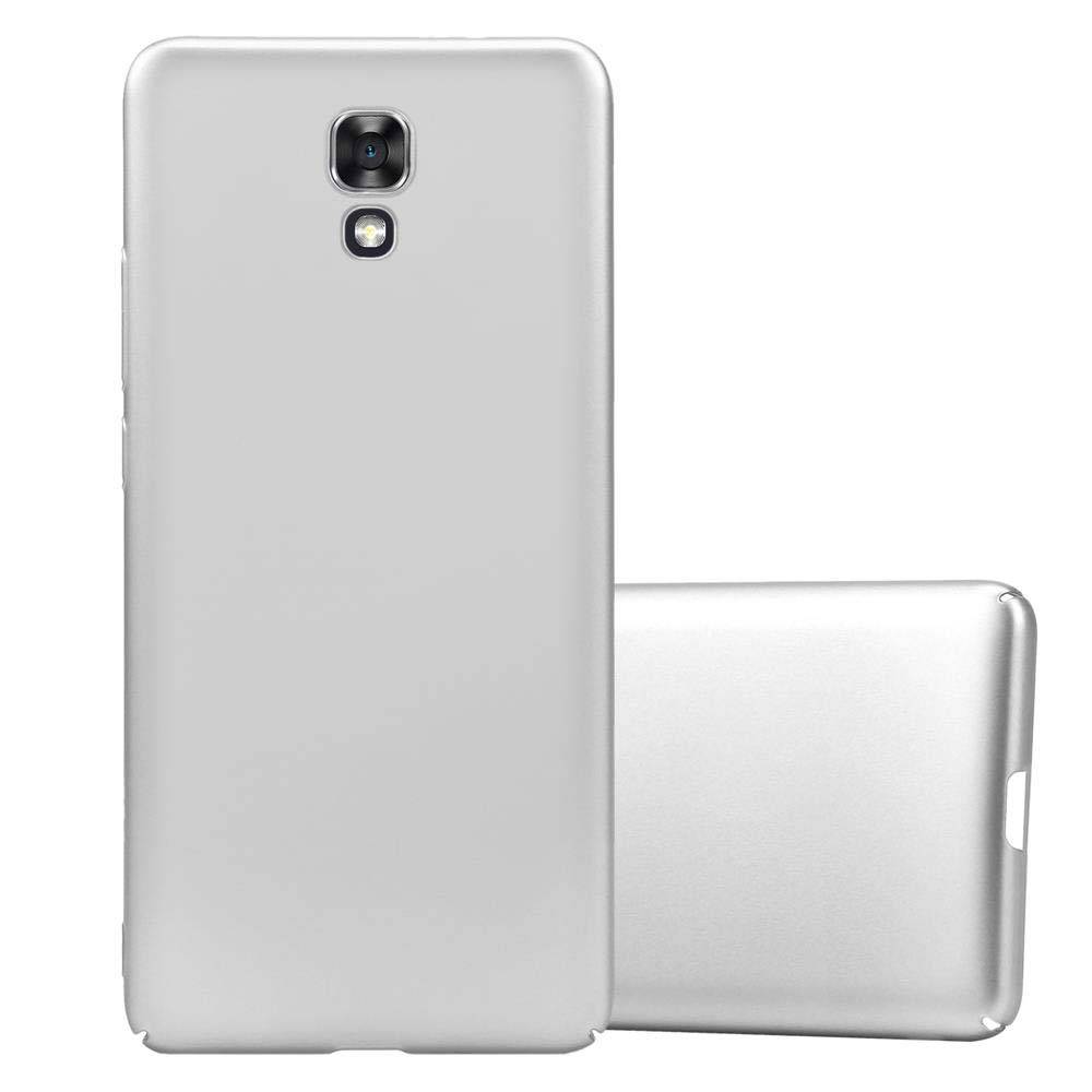 Cadorabo Hülle für LG X SCREEN Schutzhülle in Silber Hard Case Handy Hülle Etui