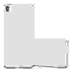 Cadorabo Hülle für Sony Xperia Z5 PREMIUM Schutzhülle in Silber Hard Case Handy Hülle Etui