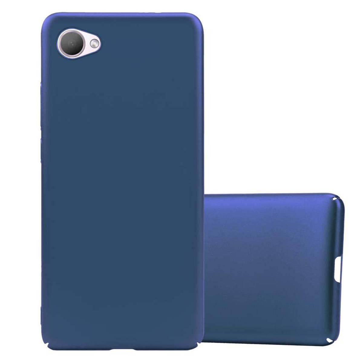 Cadorabo Hülle für HTC Desire 12 Schutzhülle in Blau Hard Case Handy Hülle Etui