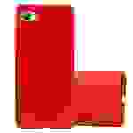Cadorabo Hülle für HTC Desire 12 Schutzhülle in Rot Hard Case Handy Hülle Etui