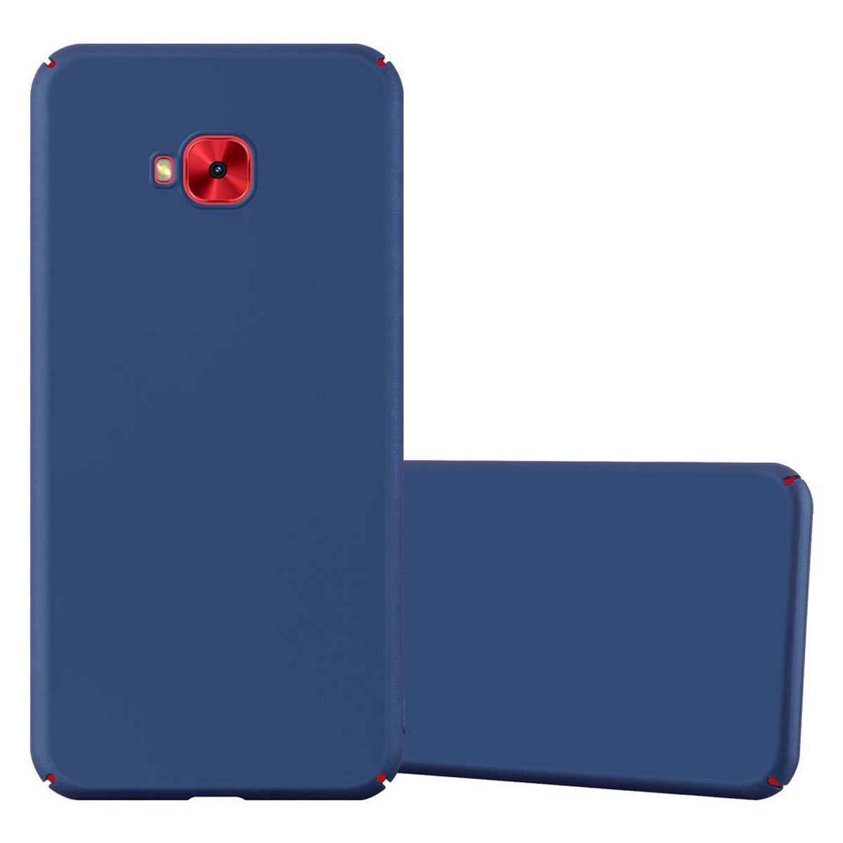 Cadorabo Hülle für Asus ZenFone 4 Selfie PRO Schutzhülle in Blau Hard Case Handy Hülle Etui