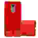Cadorabo Hülle für Lenovo K6 / K6 POWER Schutzhülle in Rot Hard Case Handy Hülle Etui