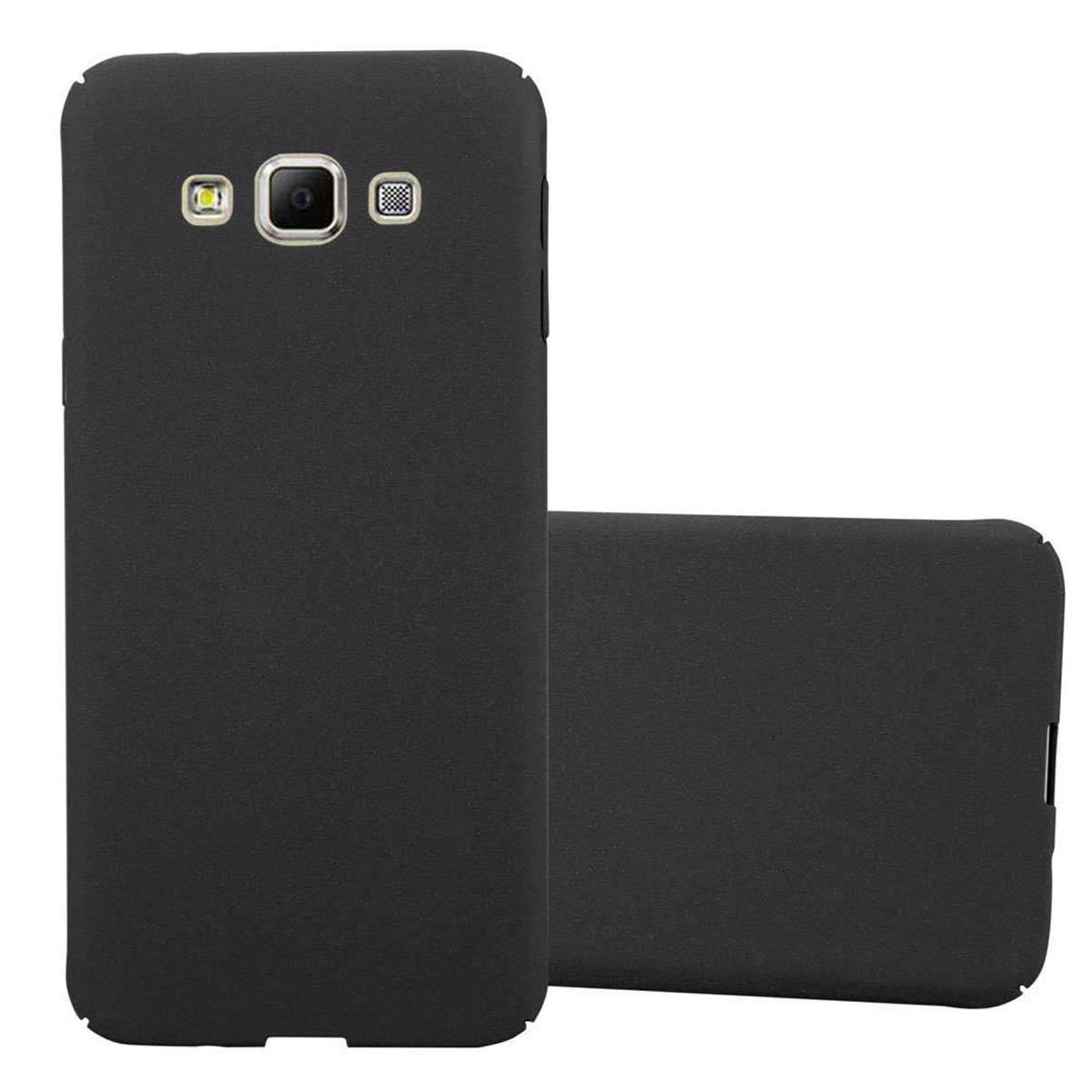 Cadorabo Schutzhülle für Samsung Galaxy A7 2015 Hülle in Schwarz Etui Hard Case Handyhülle Cover