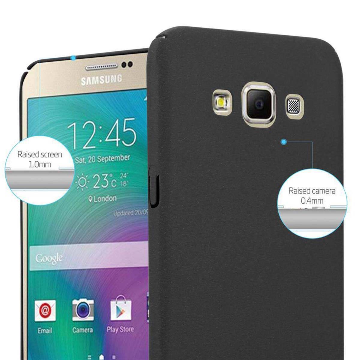 Cadorabo Schutzhülle für Samsung Galaxy A7 2015 Hülle in Schwarz Etui Hard Case Handyhülle Cover