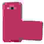 Cadorabo Schutzhülle für Samsung Galaxy A7 2015 Hülle in Rot Etui Hard Case Handyhülle Cover