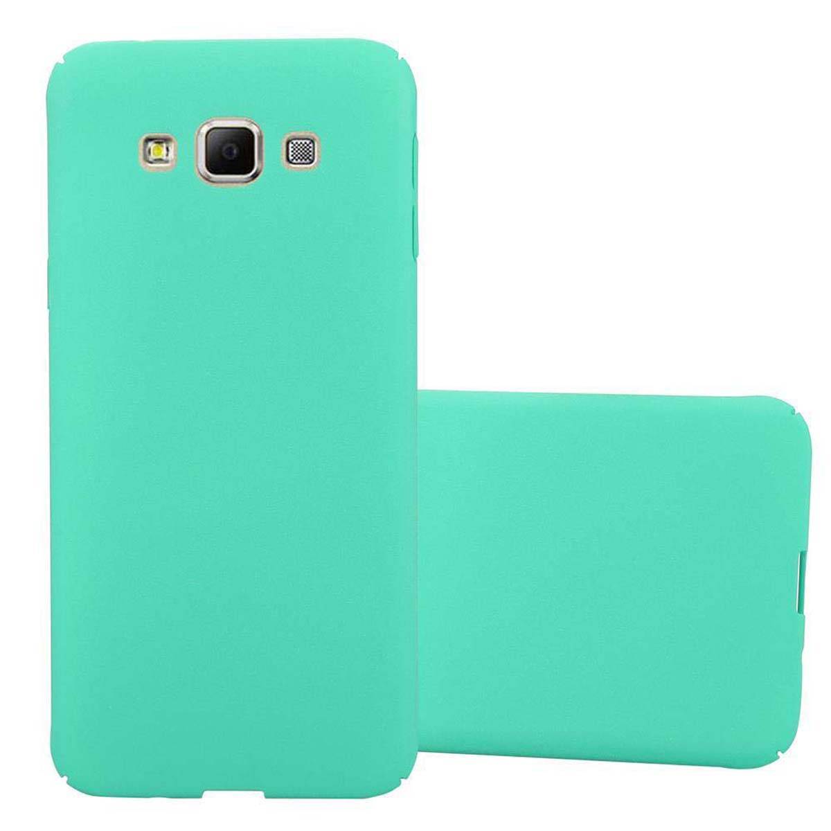 Cadorabo Schutzhülle für Samsung Galaxy A7 2015 Hülle in Grün Etui Hard Case Handyhülle Cover