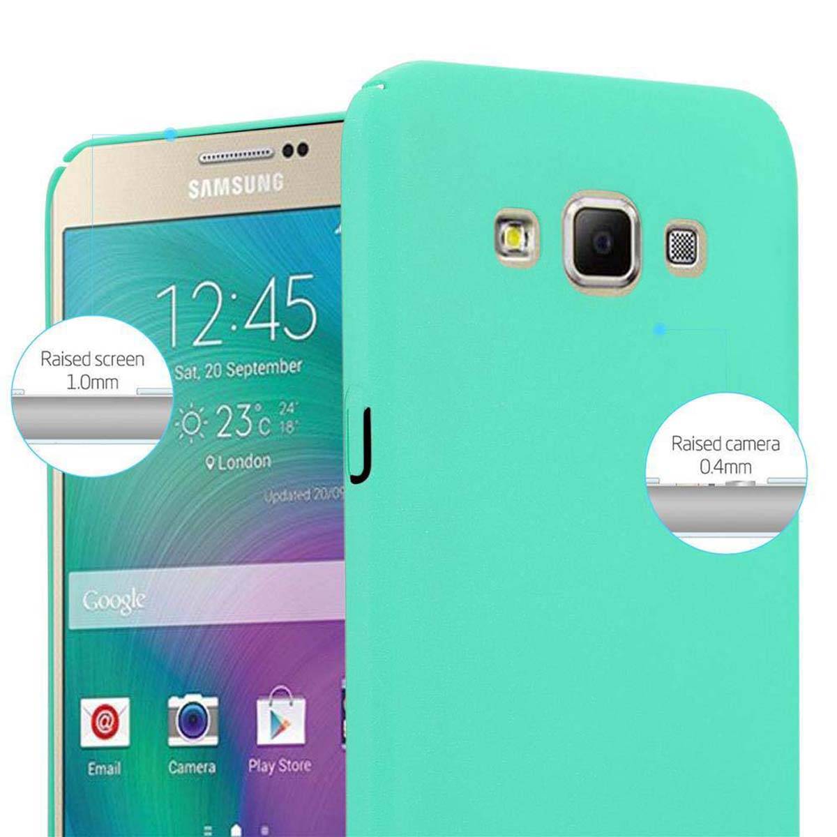 Cadorabo Schutzhülle für Samsung Galaxy A7 2015 Hülle in Grün Etui Hard Case Handyhülle Cover