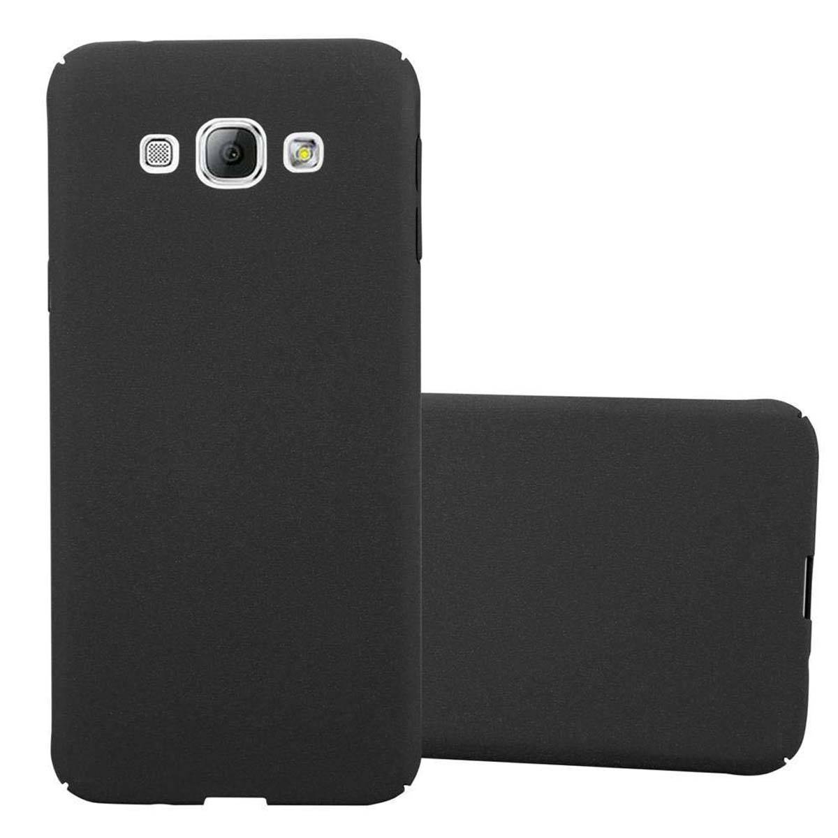 Cadorabo Schutzhülle für Samsung Galaxy A8 2015 Hülle in Schwarz Etui Hard Case Handyhülle Cover