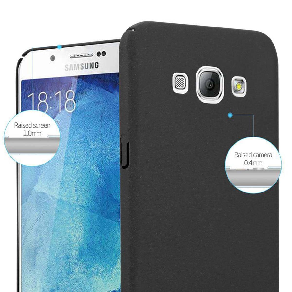 Cadorabo Schutzhülle für Samsung Galaxy A8 2015 Hülle in Schwarz Etui Hard Case Handyhülle Cover