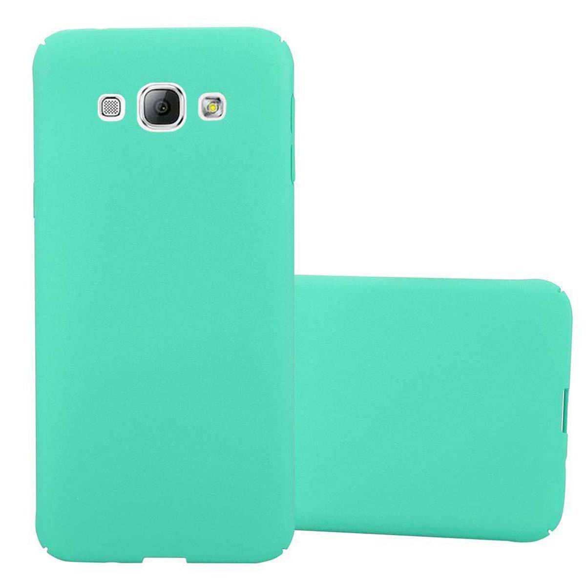 Cadorabo Schutzhülle für Samsung Galaxy A8 2015 Hülle in Grün Etui Hard Case Handyhülle Cover