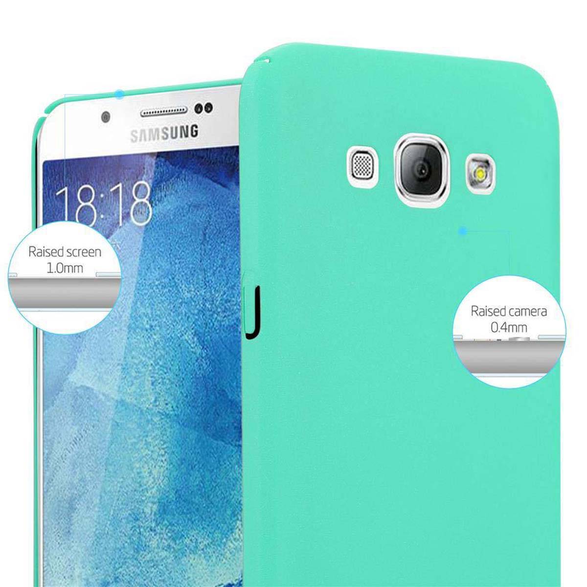 Cadorabo Schutzhülle für Samsung Galaxy A8 2015 Hülle in Grün Etui Hard Case Handyhülle Cover
