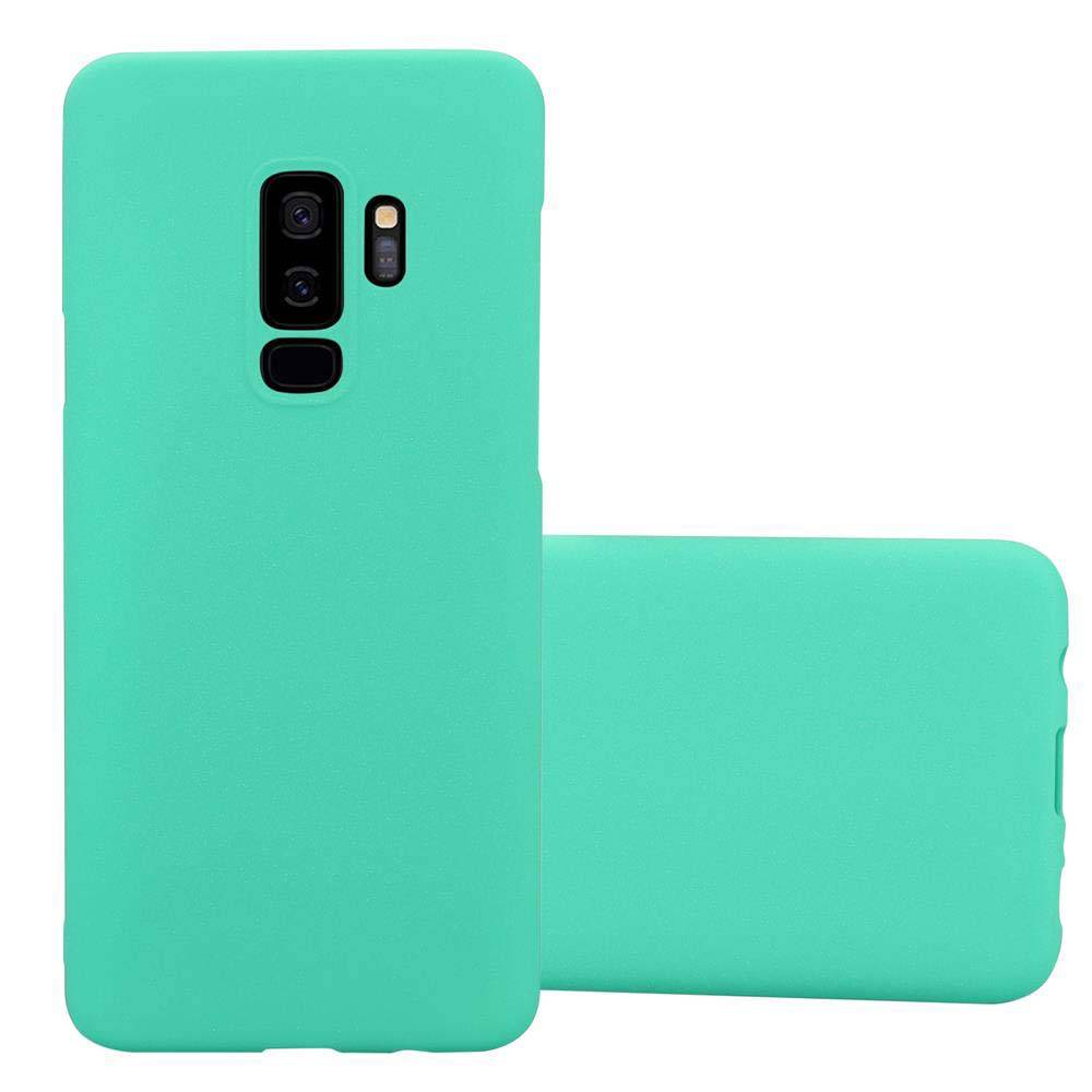 Cadorabo Schutzhülle für Samsung Galaxy S9 PLUS Hülle in Grün Etui Hard Case Handyhülle Cover