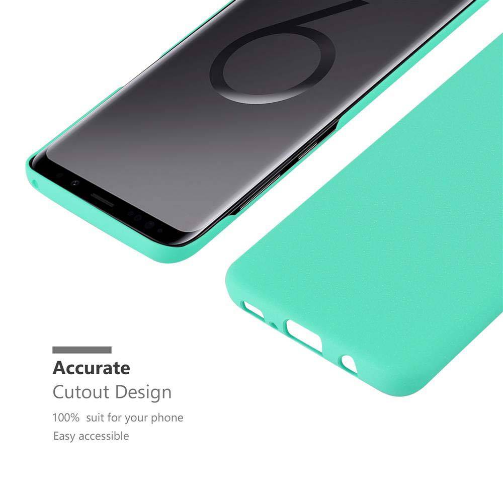 Cadorabo Schutzhülle für Samsung Galaxy S9 PLUS Hülle in Grün Etui Hard Case Handyhülle Cover