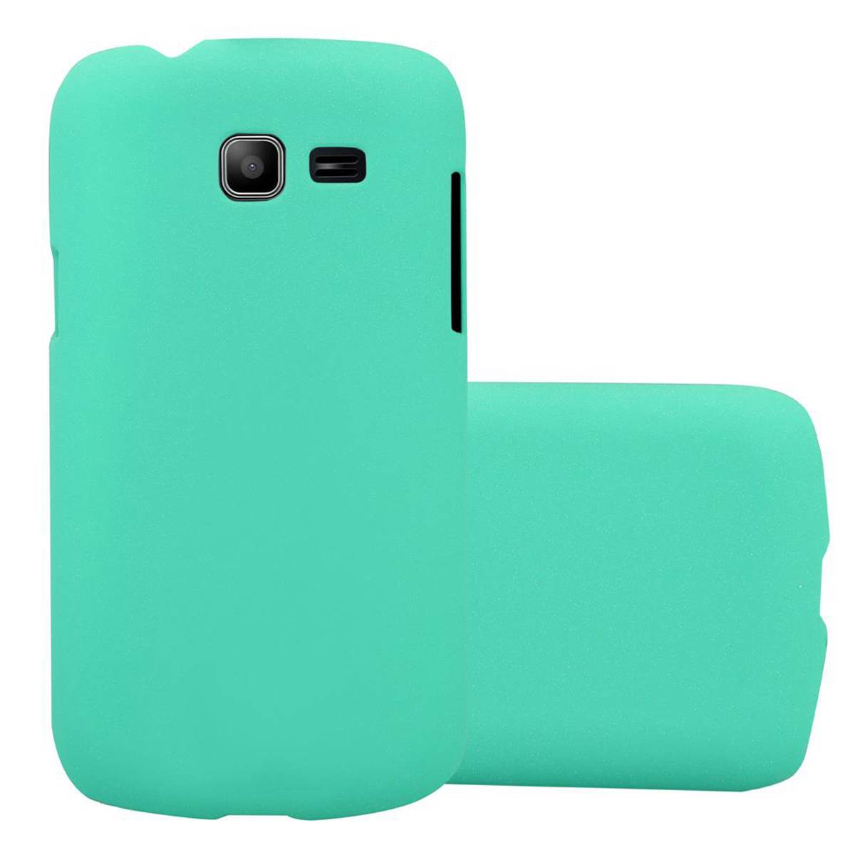 Cadorabo Schutzhülle für Samsung Galaxy TREND LITE Hülle in Grün Etui Hard Case Handyhülle Cover