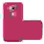 Cadorabo Schutzhülle für Huawei ASCEND G7 PLUS / G8 / GX8 Hülle in Rot Etui Hard Case Handyhülle Cover