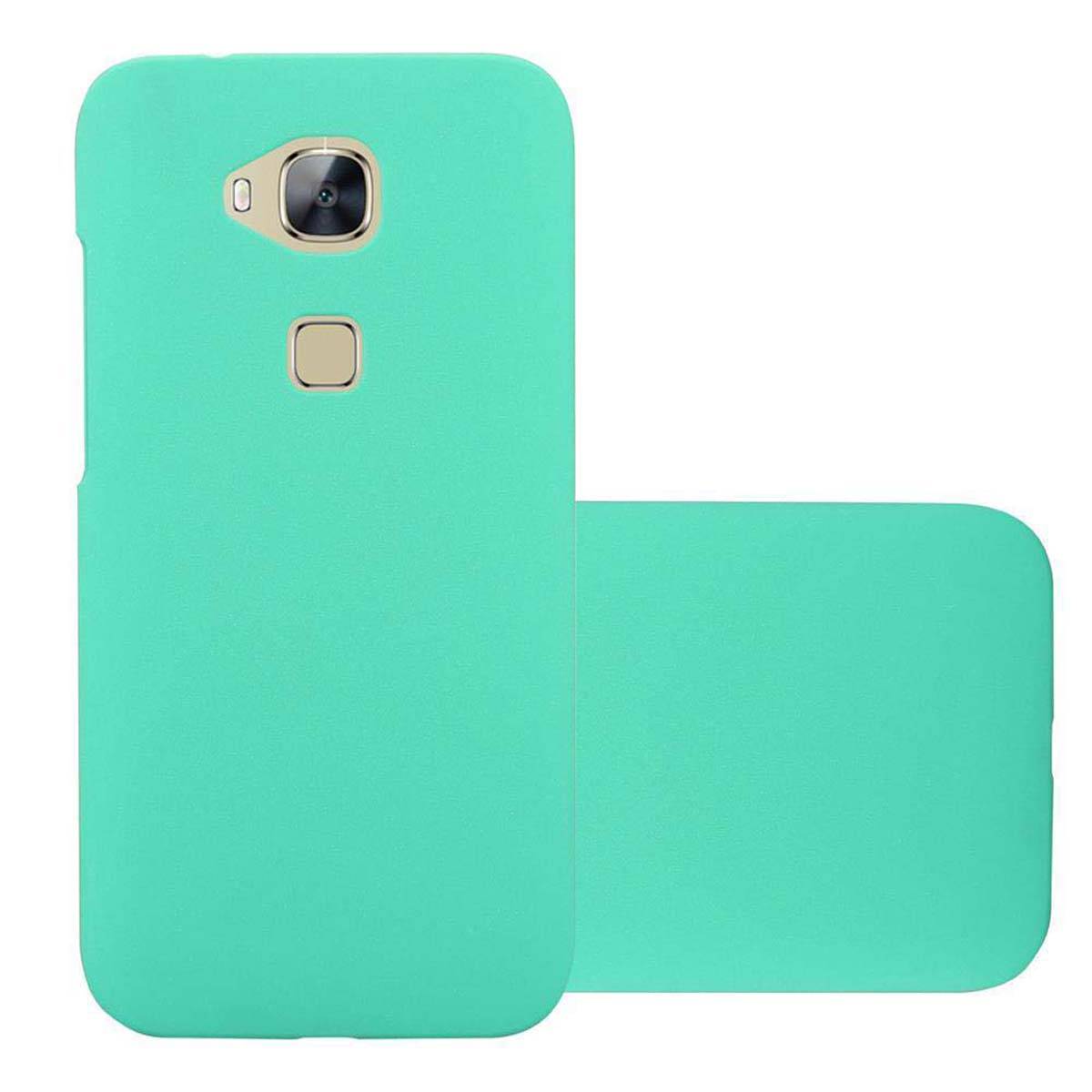 Cadorabo Schutzhülle für Huawei ASCEND G7 PLUS / G8 / GX8 Hülle in Grün Etui Hard Case Handyhülle Cover