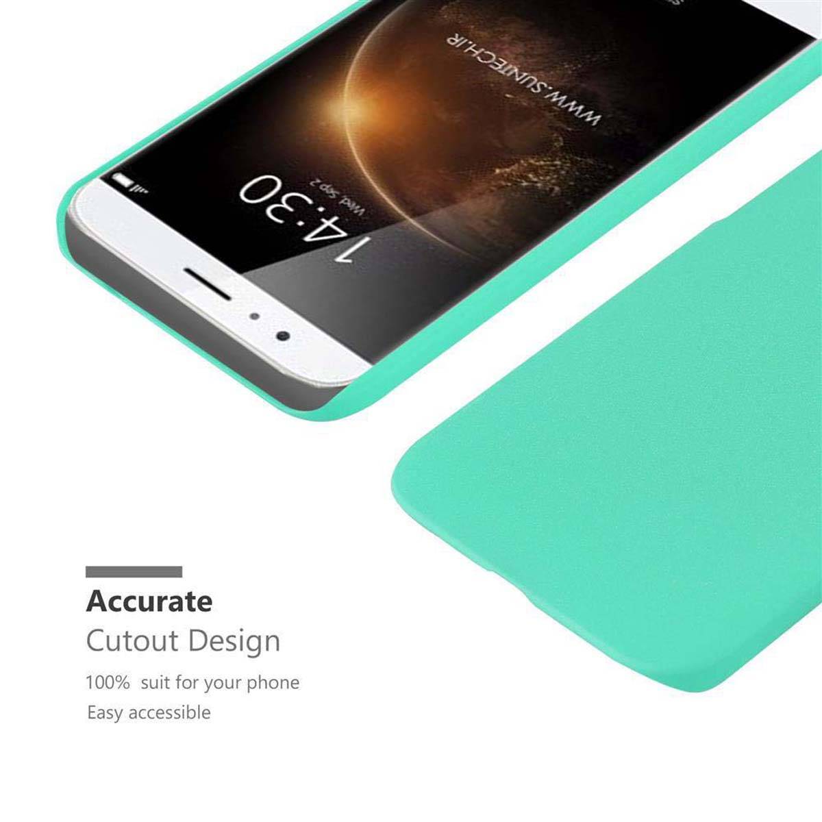 Cadorabo Schutzhülle für Huawei ASCEND G7 PLUS / G8 / GX8 Hülle in Grün Etui Hard Case Handyhülle Cover