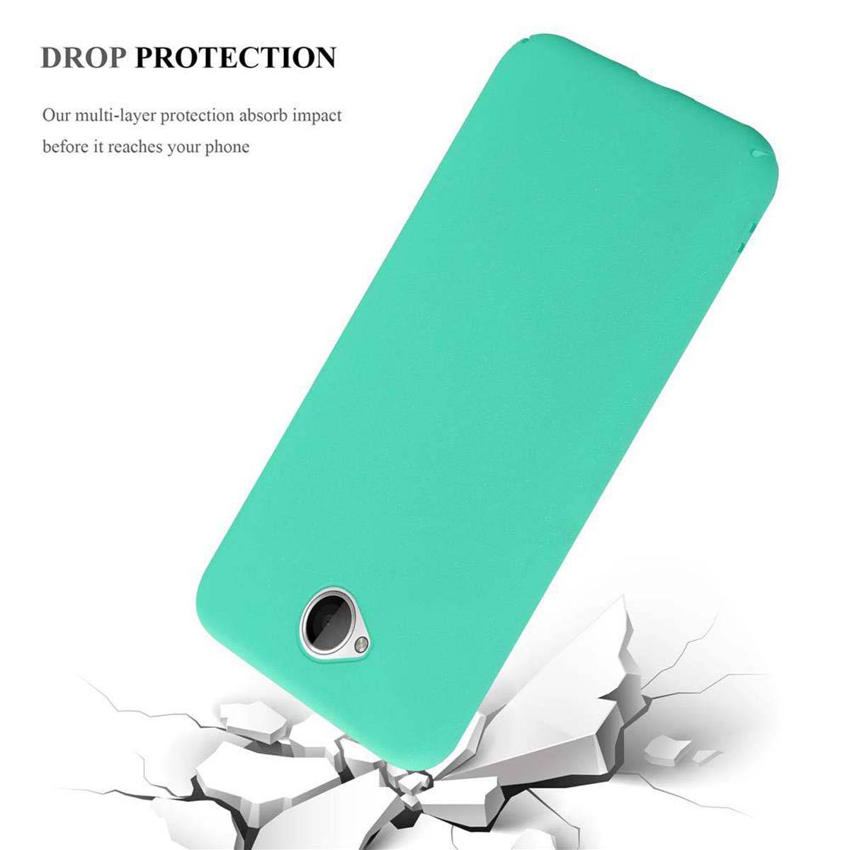 Cadorabo Schutzhülle für Nokia Lumia 650 Hülle in Grün Etui Hard Case Handyhülle Cover