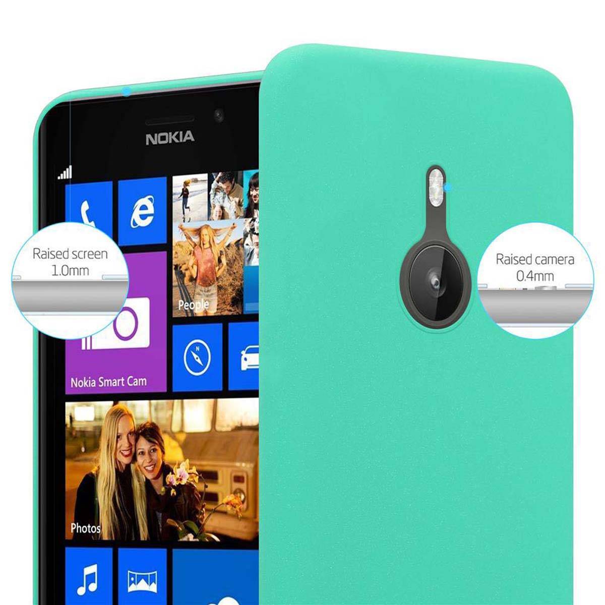 Cadorabo Schutzhülle für Nokia Lumia 925 Hülle in Grün Etui Hard Case Handyhülle Cover
