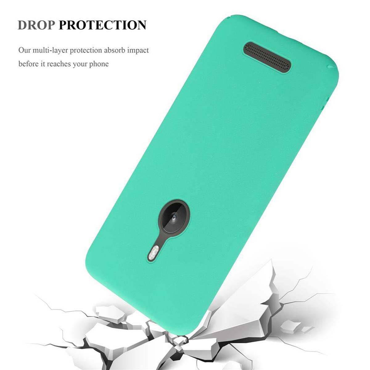 Cadorabo Schutzhülle für Nokia Lumia 925 Hülle in Grün Etui Hard Case Handyhülle Cover