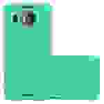 Cadorabo Schutzhülle für Nokia Lumia 950 XL Hülle in Grün Etui Hard Case Handyhülle Cover