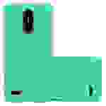 Cadorabo Schutzhülle für LG K10 2017 Hülle in Grün Etui Hard Case Handyhülle Cover