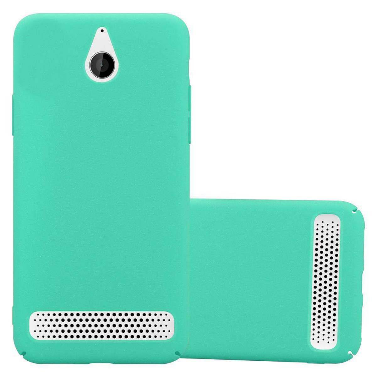 Cadorabo Schutzhülle für Sony Xperia E1 Hülle in Grün Etui Hard Case Handyhülle Cover