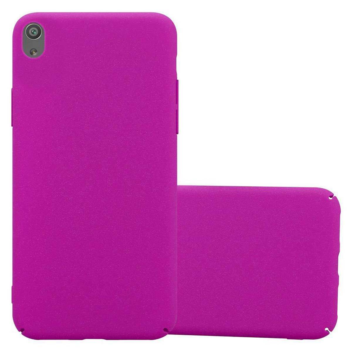 Cadorabo Schutzhülle für Sony Xperia XA Hülle in Pink Etui Hard Case Handyhülle Cover