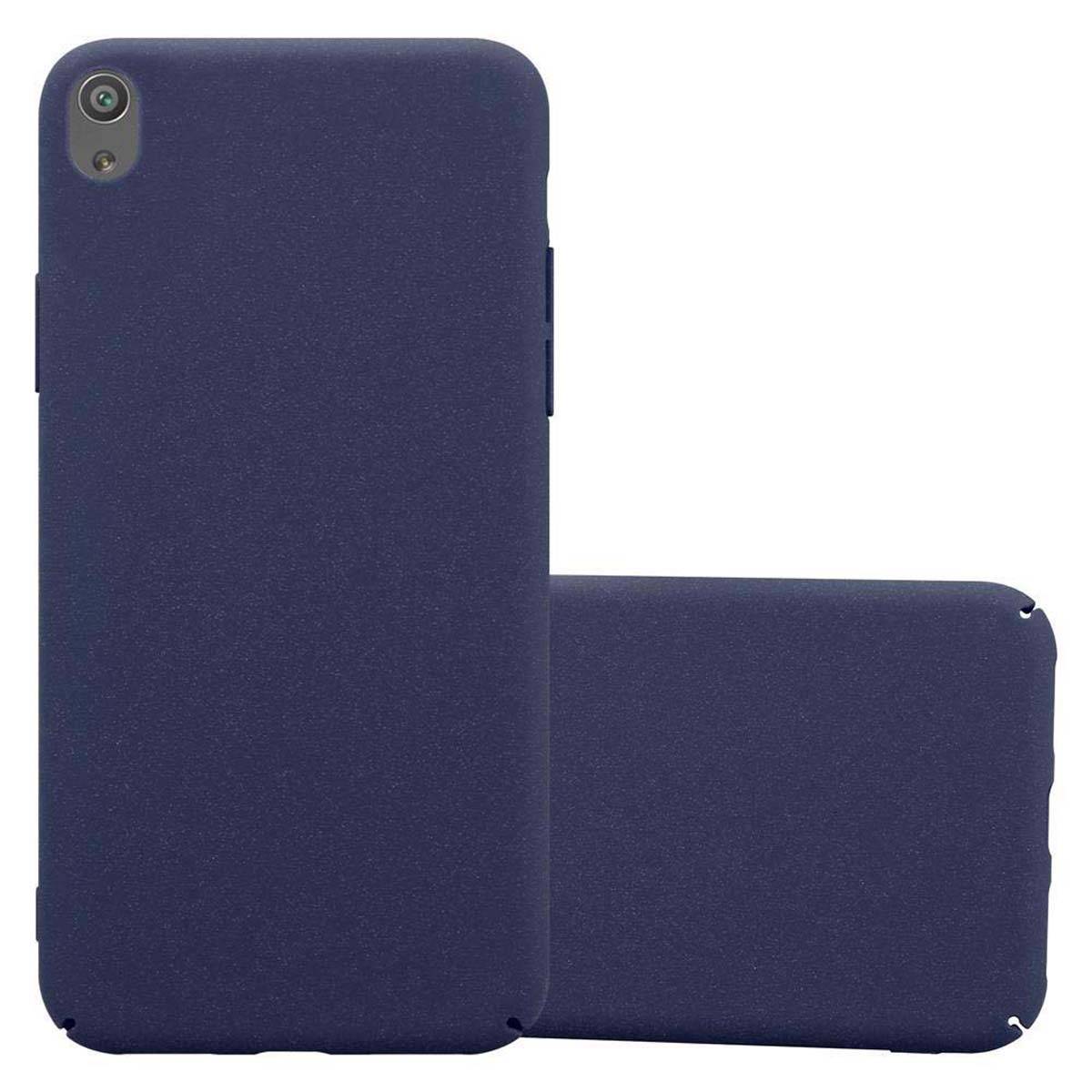 Cadorabo Schutzhülle für Sony Xperia XA Hülle in Blau Etui Hard Case Handyhülle Cover