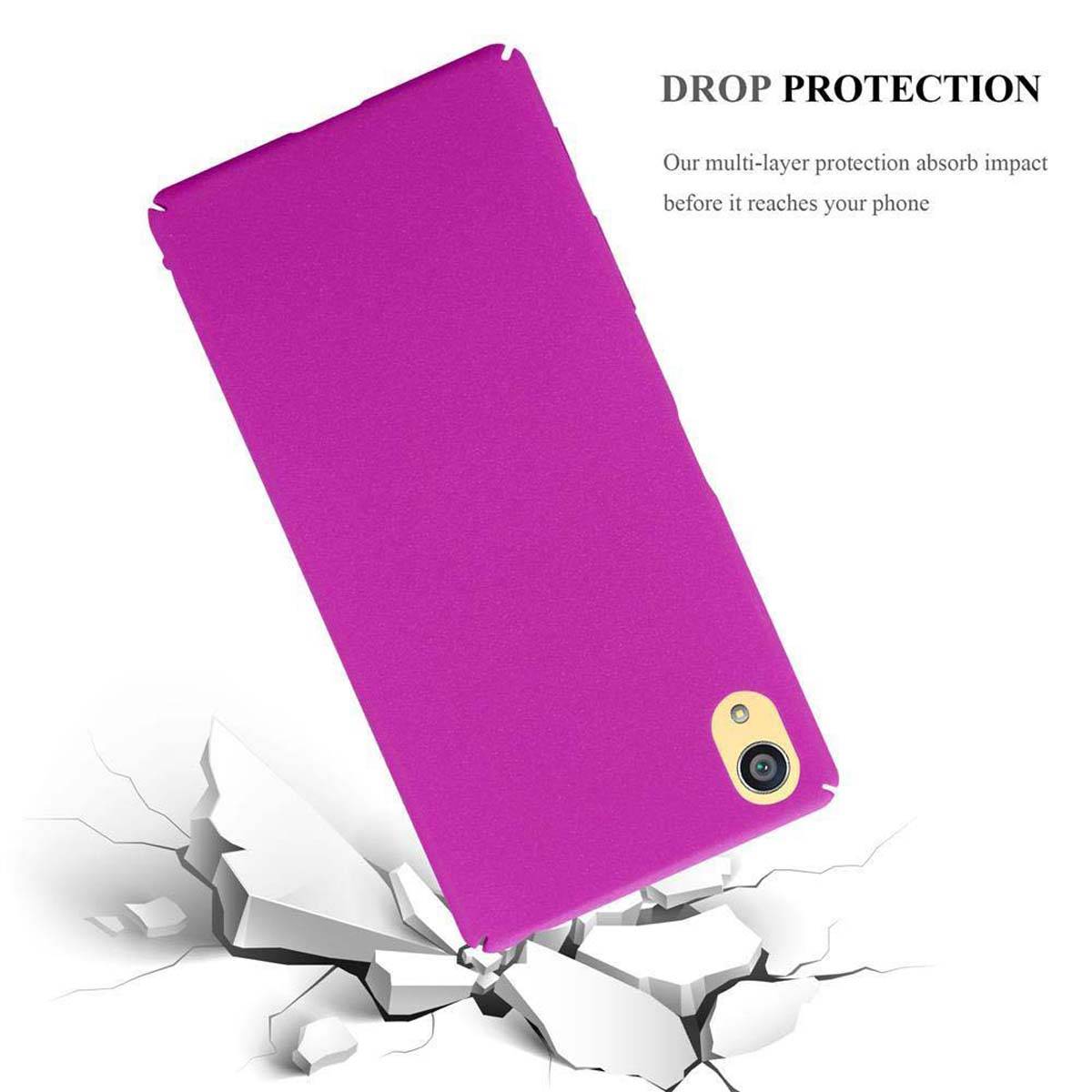 Cadorabo Schutzhülle für Sony Xperia Z5 PREMIUM Hülle in Pink Etui Hard Case Handyhülle Cover