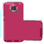 Cadorabo Schutzhülle für Motorola MOTO G5S PLUS Hülle in Rot Etui Hard Case Handyhülle Cover