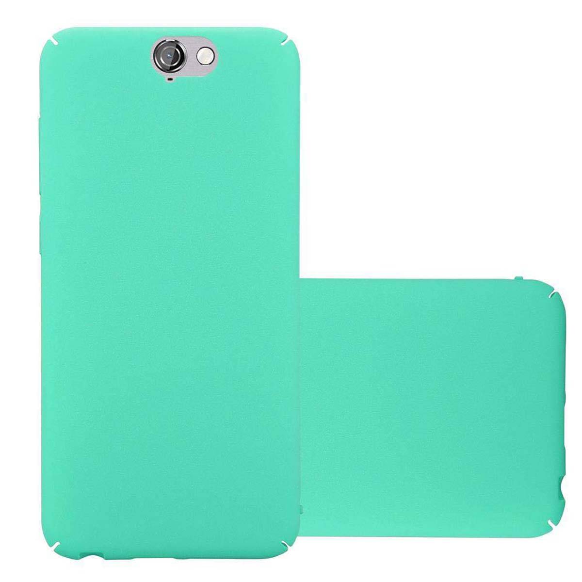 Cadorabo Schutzhülle für HTC ONE A9 Hülle in Grün Etui Hard Case Handyhülle Cover