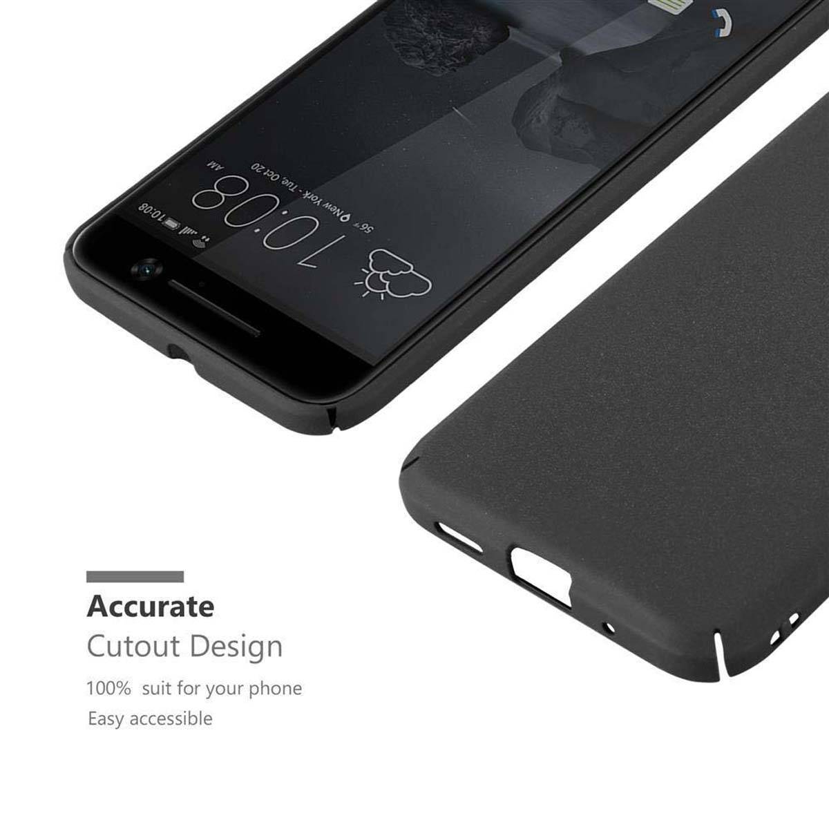 Cadorabo Schutzhülle für HTC ONE M10 Hülle in Schwarz Etui Hard Case Handyhülle Cover