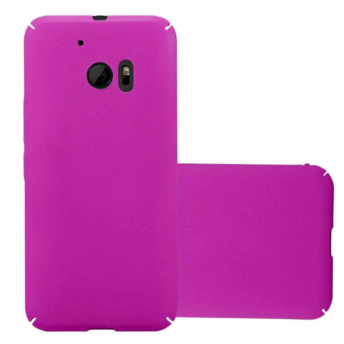 Cadorabo Schutzhülle für HTC ONE M10 Hülle in Pink Etui Hard Case Handyhülle Cover