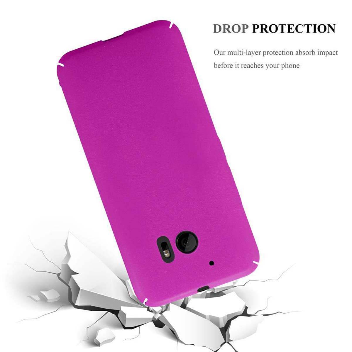 Cadorabo Schutzhülle für HTC ONE M10 Hülle in Pink Etui Hard Case Handyhülle Cover