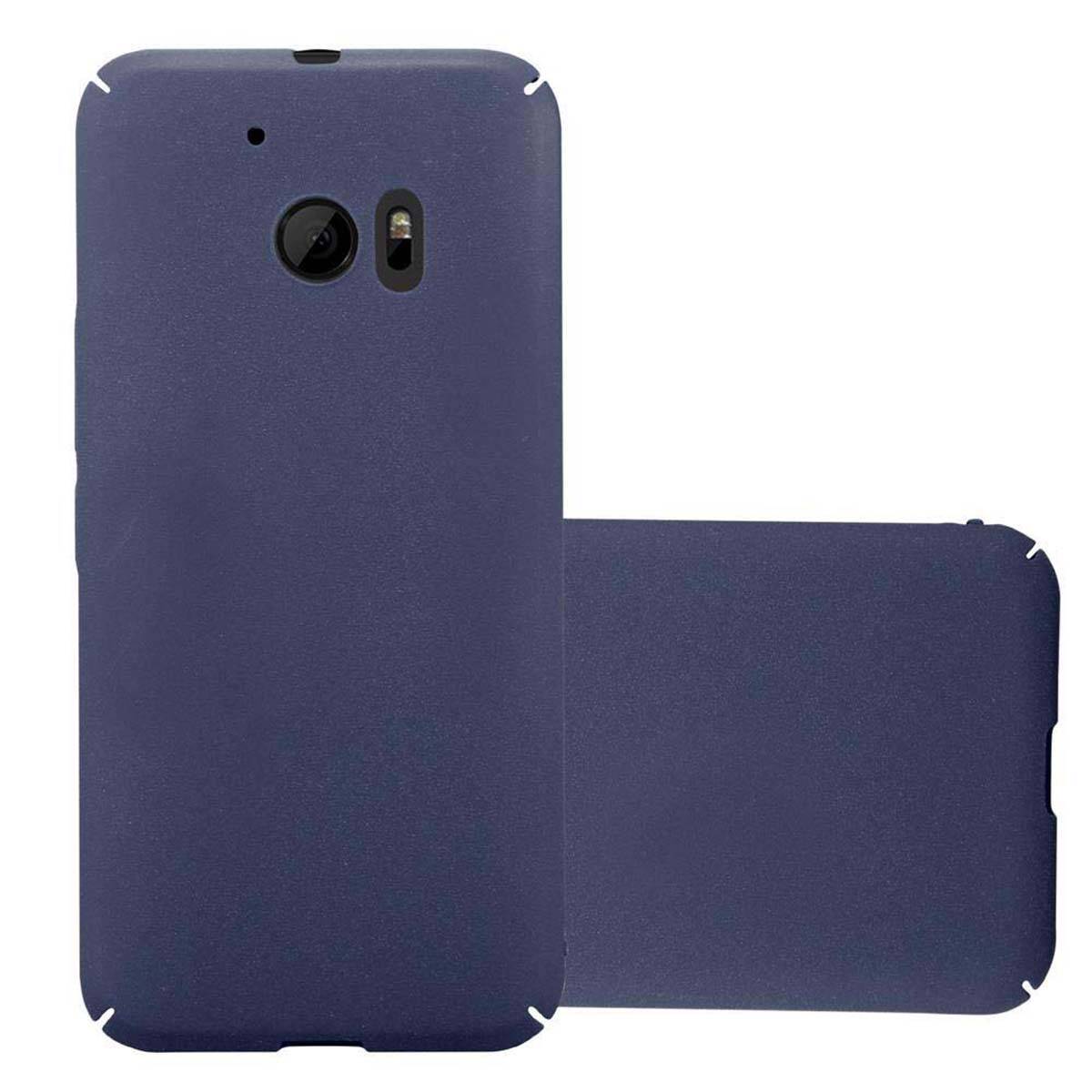 Cadorabo Schutzhülle für HTC ONE M10 Hülle in Blau Etui Hard Case Handyhülle Cover