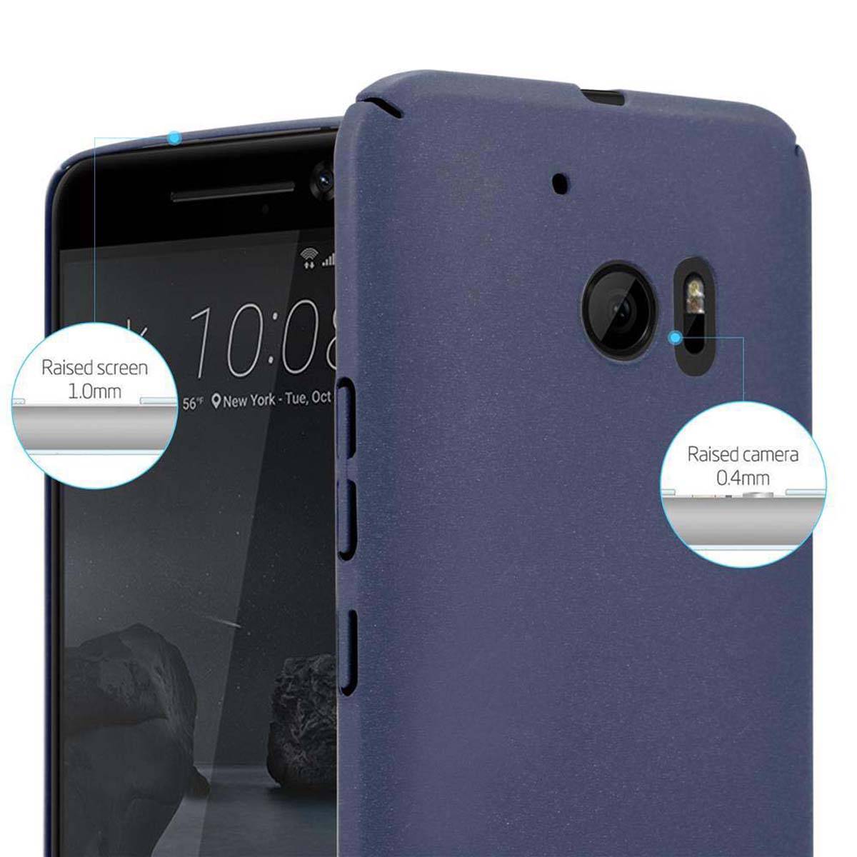 Cadorabo Schutzhülle für HTC ONE M10 Hülle in Blau Etui Hard Case Handyhülle Cover