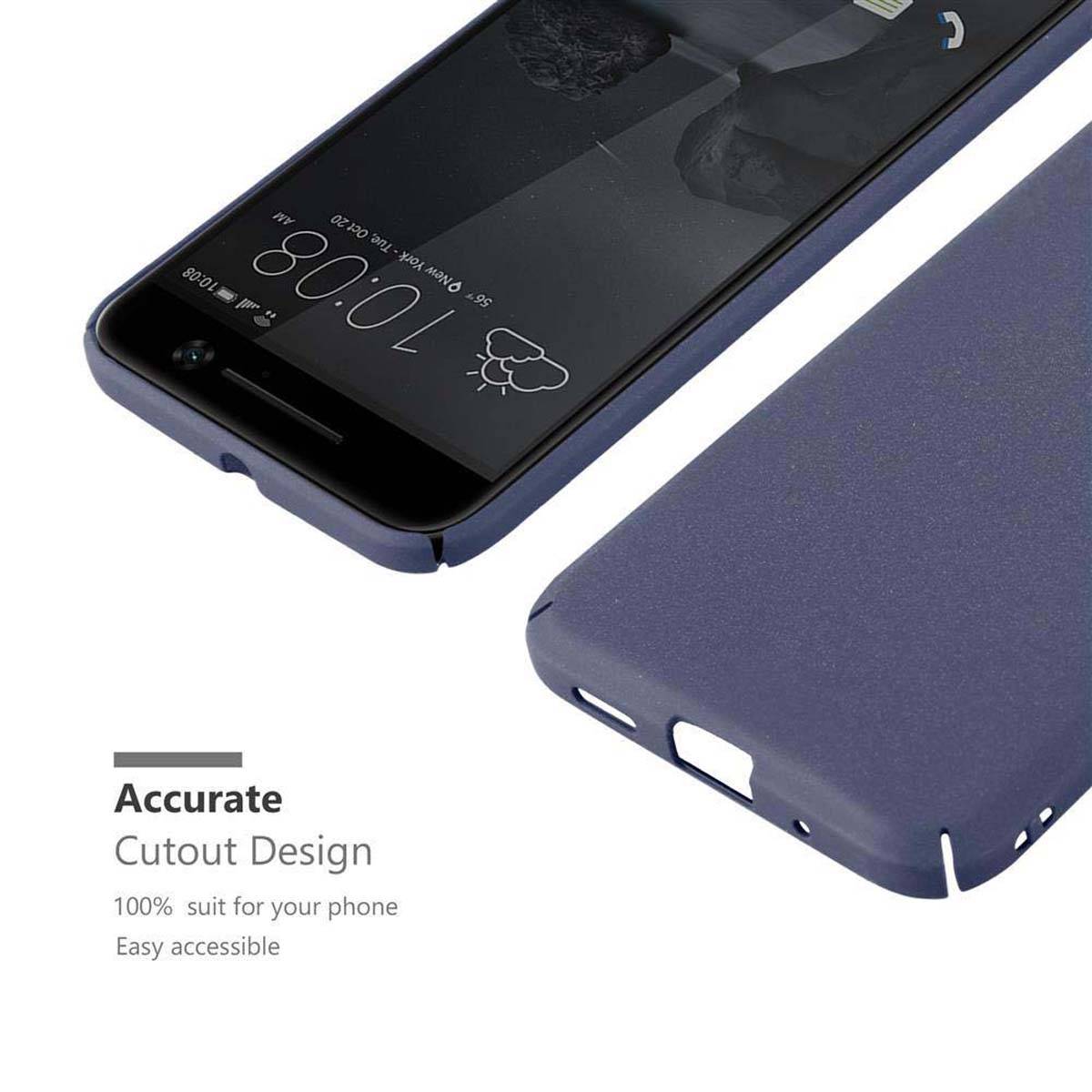 Cadorabo Schutzhülle für HTC ONE M10 Hülle in Blau Etui Hard Case Handyhülle Cover