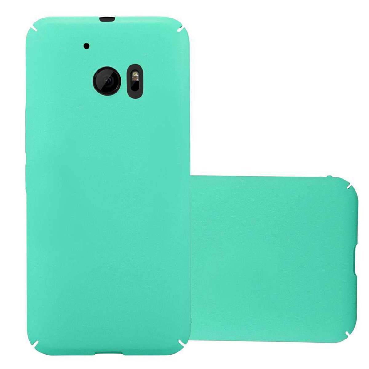 Cadorabo Schutzhülle für HTC ONE M10 Hülle in Grün Etui Hard Case Handyhülle Cover