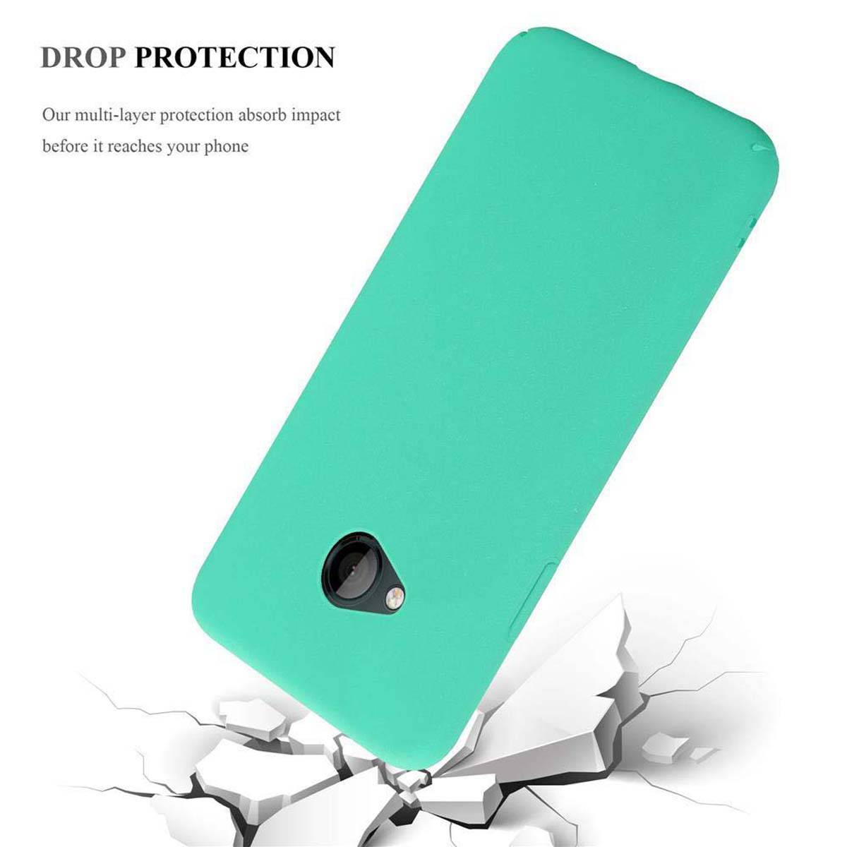 Cadorabo Schutzhülle für HTC U PLAY Hülle in Grün Etui Hard Case Handyhülle Cover