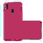 Cadorabo Schutzhülle für HTC Desire 10 PRO Hülle in Rot Etui Hard Case Handyhülle Cover